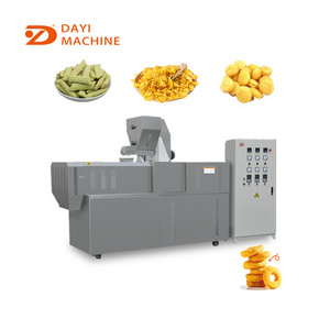 Puffing corn puffed snacks making machine wholesale extrusion puffed snack machine food machinery