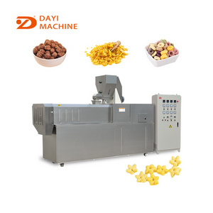 automatic small scale cornflakes breakfast cereal processing machine corn flakes extruder breakfast cereals making machine