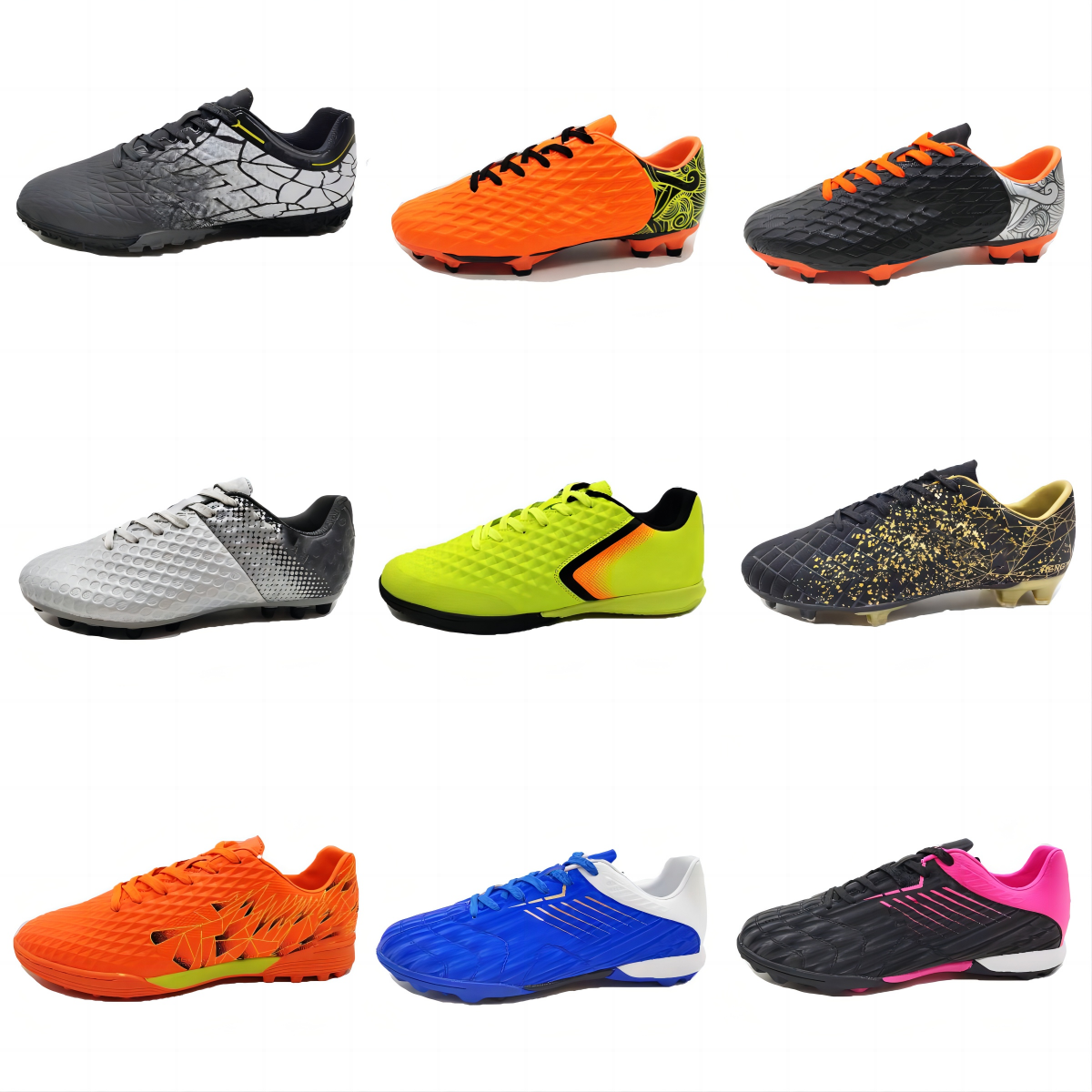 Customize Your Own Cheap High Ankle Rubber Football Cleats Boots Soccer Shoes China For Men