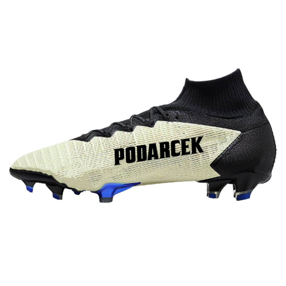 Customize Professional Ankle Tf Soccer Boots Cleats Indoor Custom Lace-less Football Shoes Turf For Men