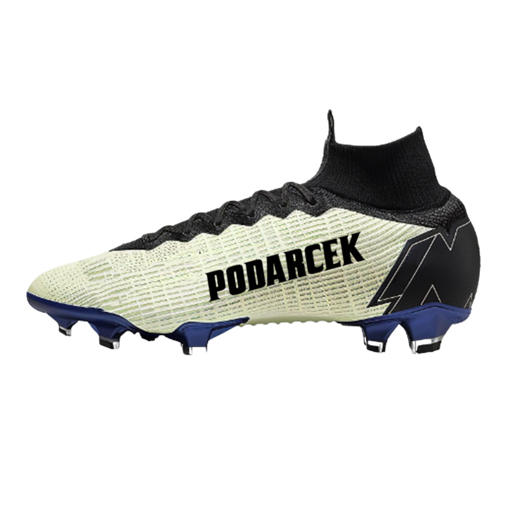 Customize Professional Ankle Tf Soccer Boots Cleats Indoor Custom Lace-less Football Shoes Turf For Men