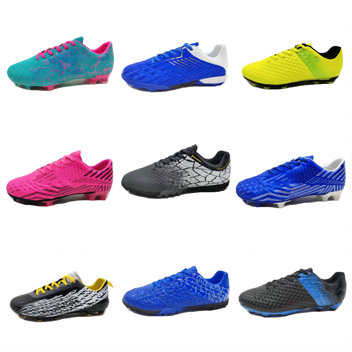 Customize Your Own Cheap High Ankle Rubber Football Cleats Boots Soccer Shoes China For Men