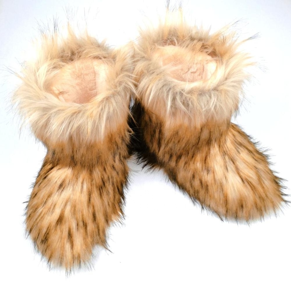 New wholesale winter fur snow boots real fur boots