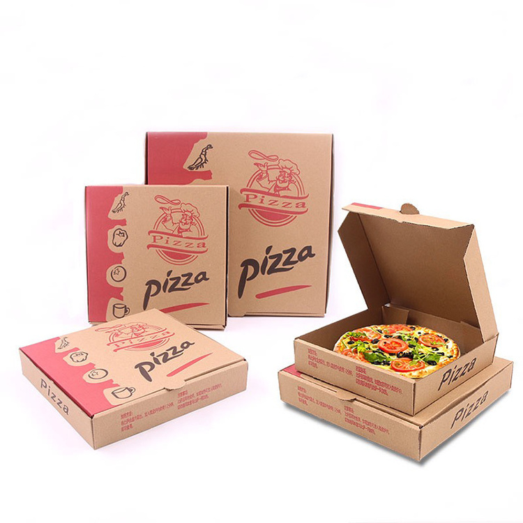 Free Shipping Custom Corrugated Printed Pizza Delivery Box Shipping For Motorcycle