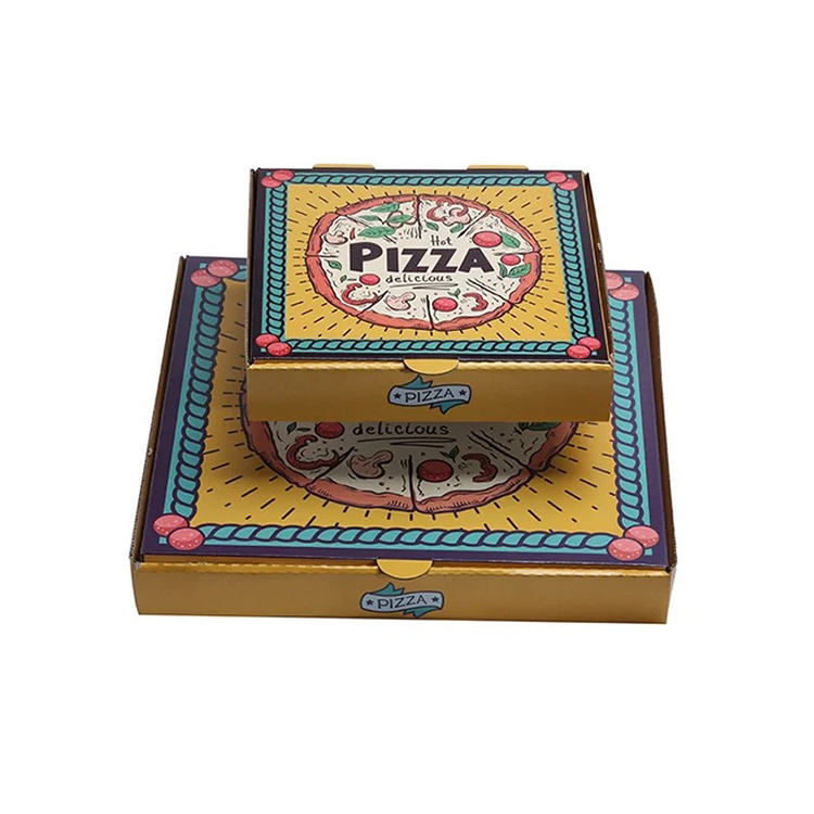 Free Shipping Custom Corrugated Printed Pizza Delivery Box Shipping For Motorcycle