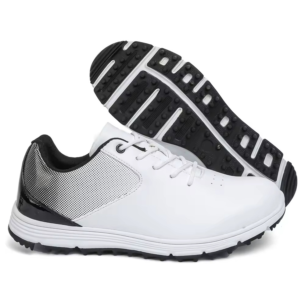 High Top Casual Leather Men's Golf Shoes