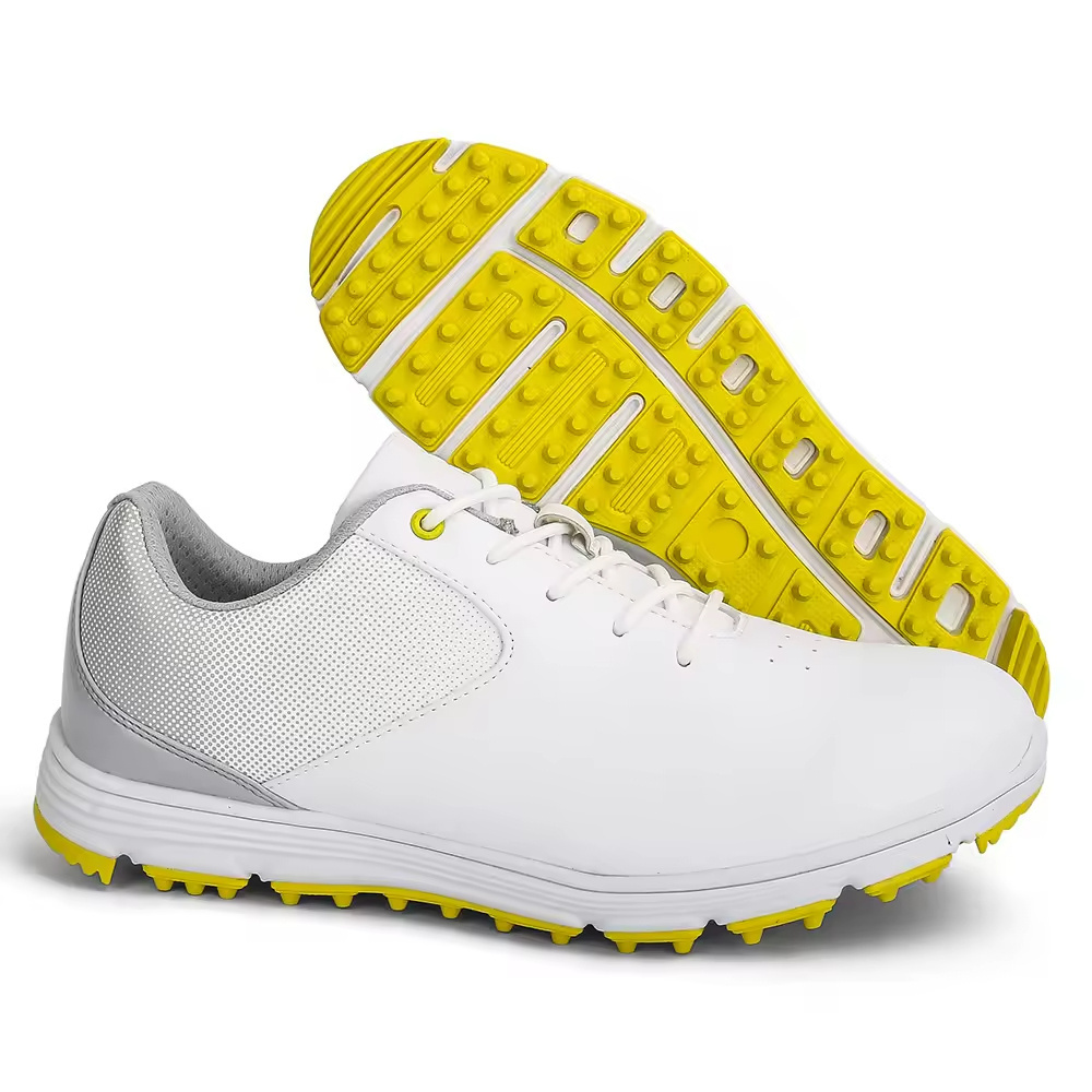 High Top Casual Leather Men's Golf Shoes