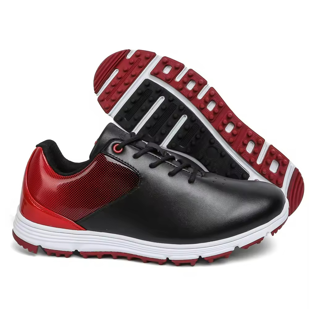 High Top Casual Leather Men's Golf Shoes