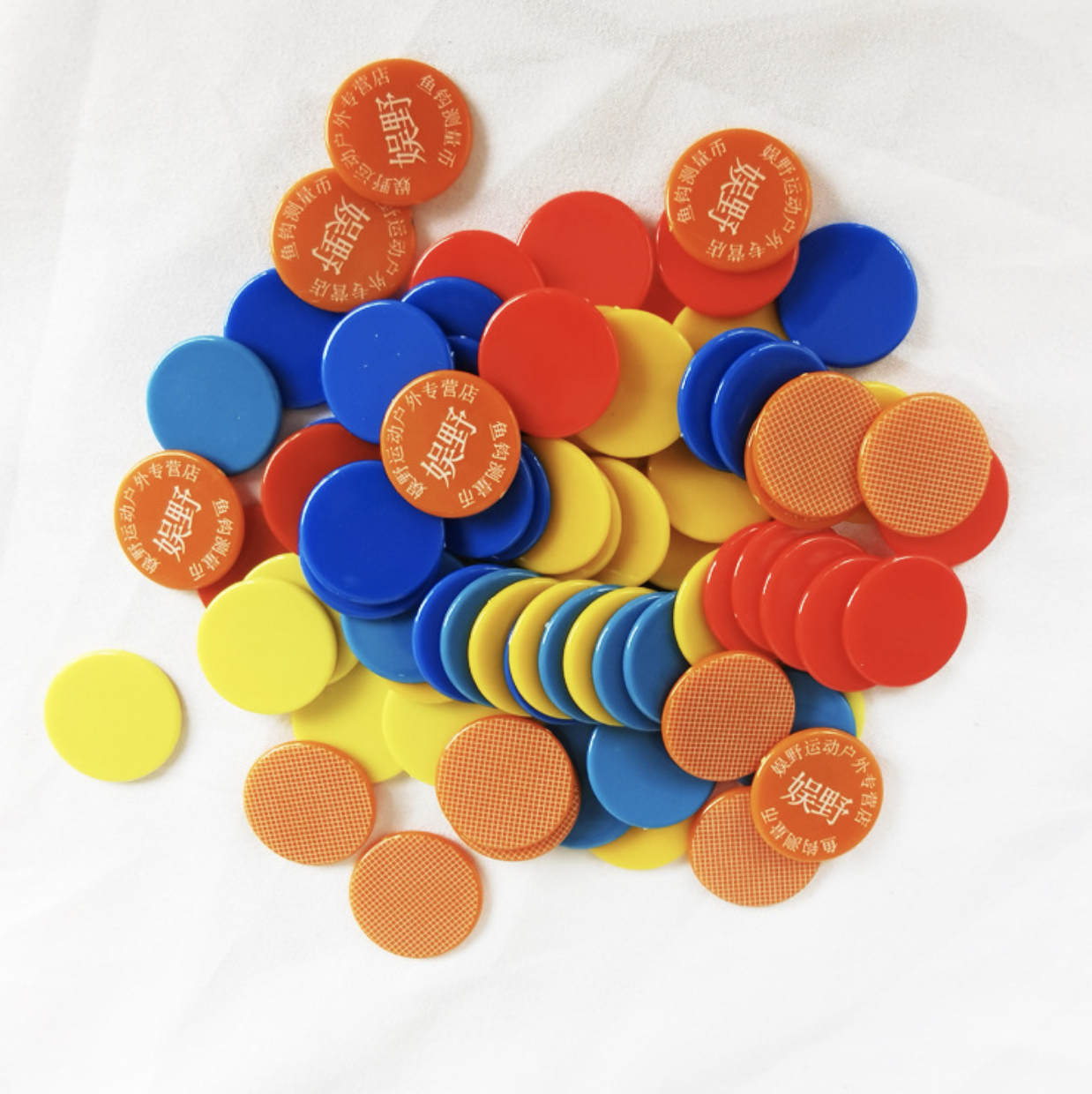 cheap customized plastic custom token drink token printed