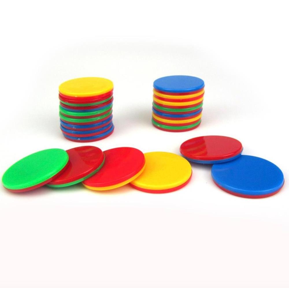 Wenzhou Cheap Plastic Place Value Disks token, game value token, plastic token with printed