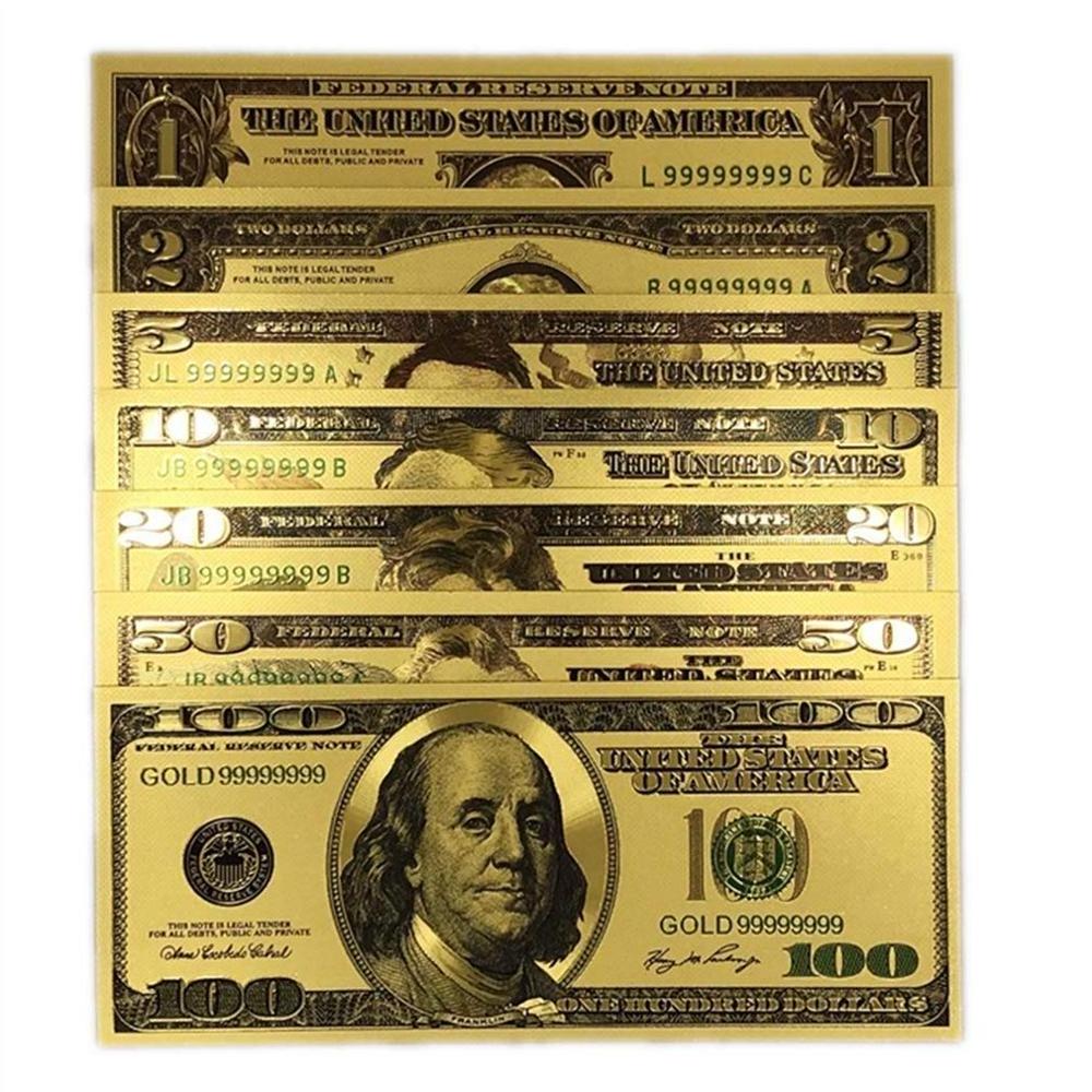 President Collectors Item 24k Gold Plated Commemorative Bank Note