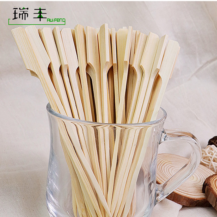 FSC certified High quality teppo gun shaped Natural Bamboo Bbq Grilling Skewer