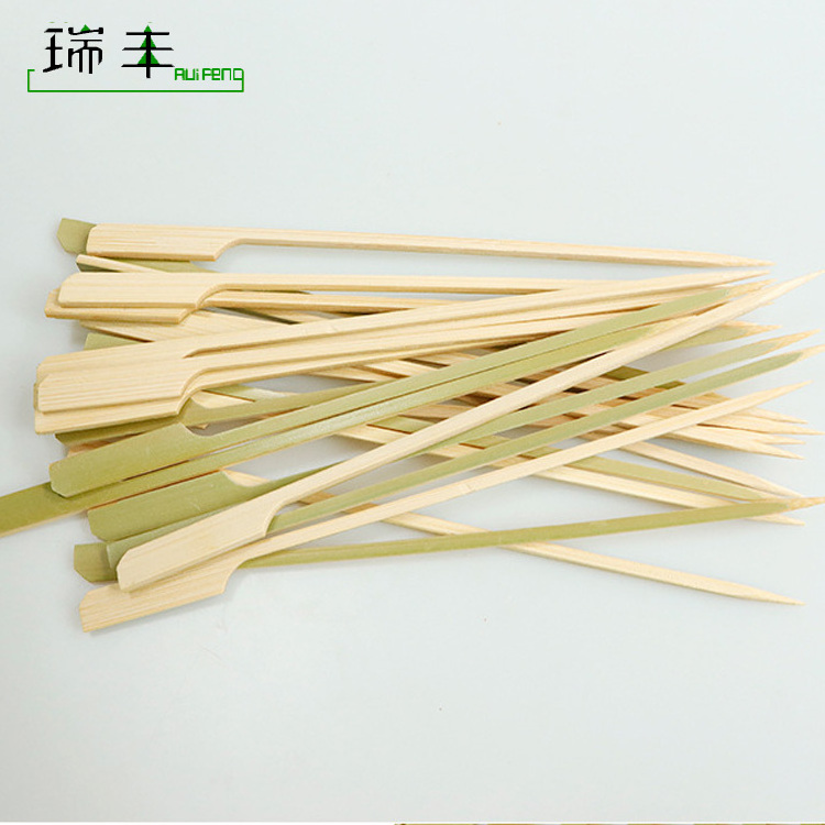 FSC certified High quality teppo gun shaped Natural Bamboo Bbq Grilling Skewer