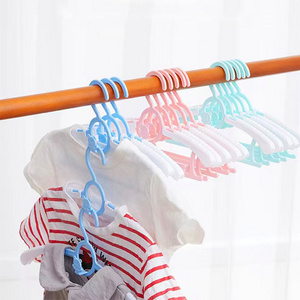 Adjustable Children Clothes Hanger For Baby Toddler Kid Nursery Closet Hangers Non-Slip Extendable Laundry Infant Newborn Hanger