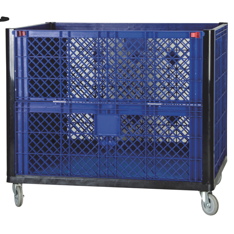 Competitive Price Foldable Logistic Folding Storage Box Collapsible Moving Plastic Pallet Box Heavy Duty Shelf