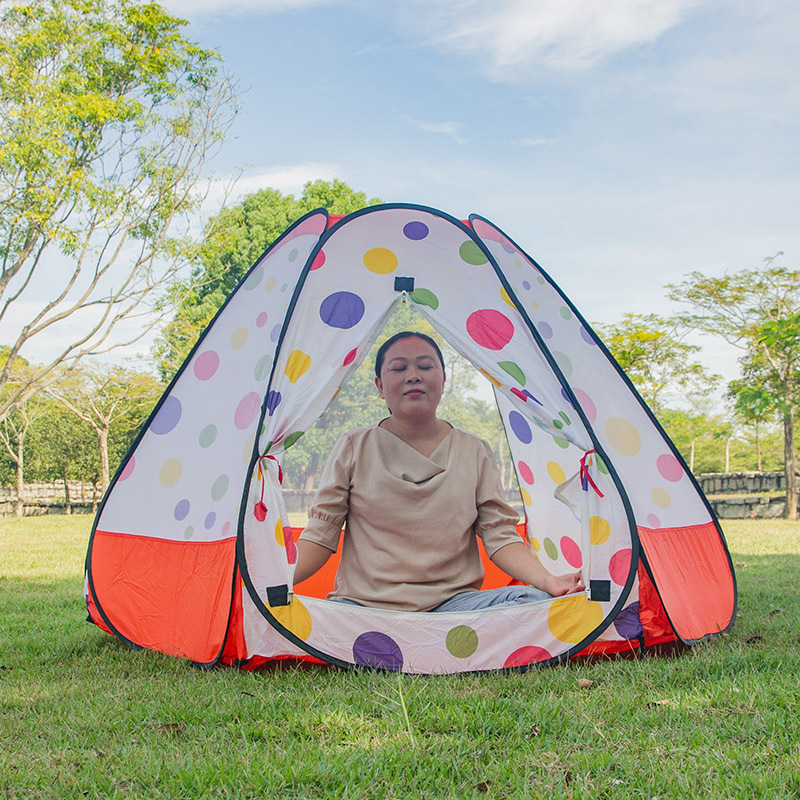 Folding Meditation Camping Buddhist Meditation Yoga Tent Indoor Outdoor Pop Up Mosquito Net Tent