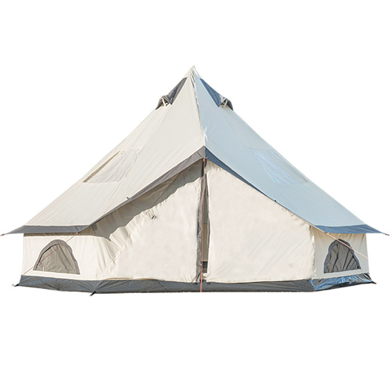 Tourist Bell Tent Big Cotton Canvas Waterproof Outdoor Camping Yurt House Gamping Tent Luxury Canvas Bell Tent