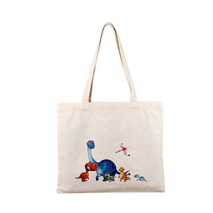 Custom printing packing cotton korean heavy canvas tote bag