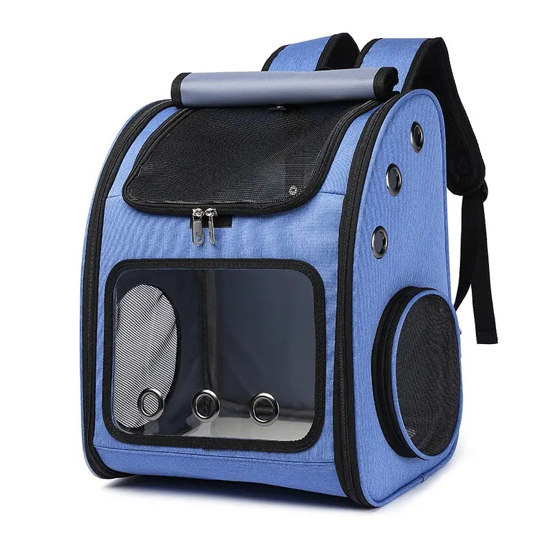 OEM/ODM Factory cat dog backpack portable and breathable pet backpack large capacity foldable pet bag