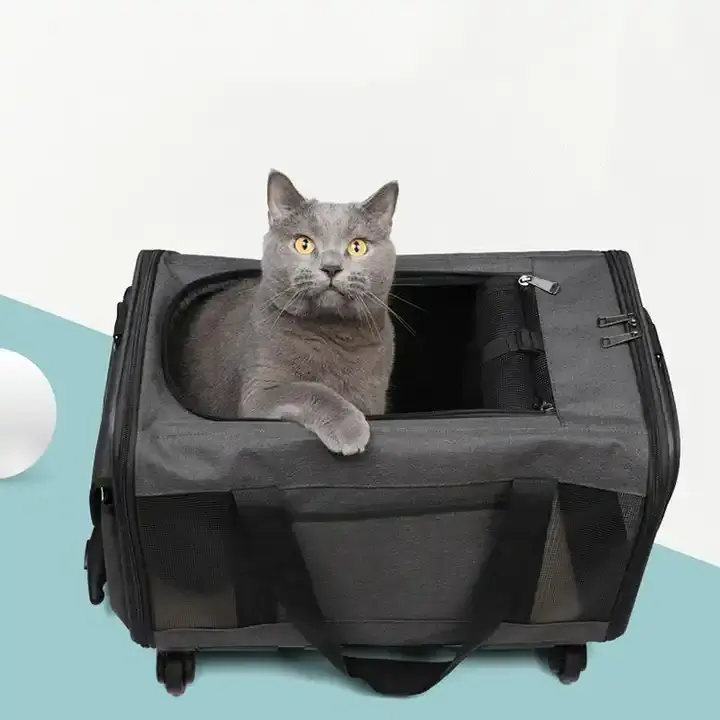 Detachable Travel Carry Breathable Luggage Bag Trolley Pet Carrier Southwest Approved Pet Carrier Pet Stroller