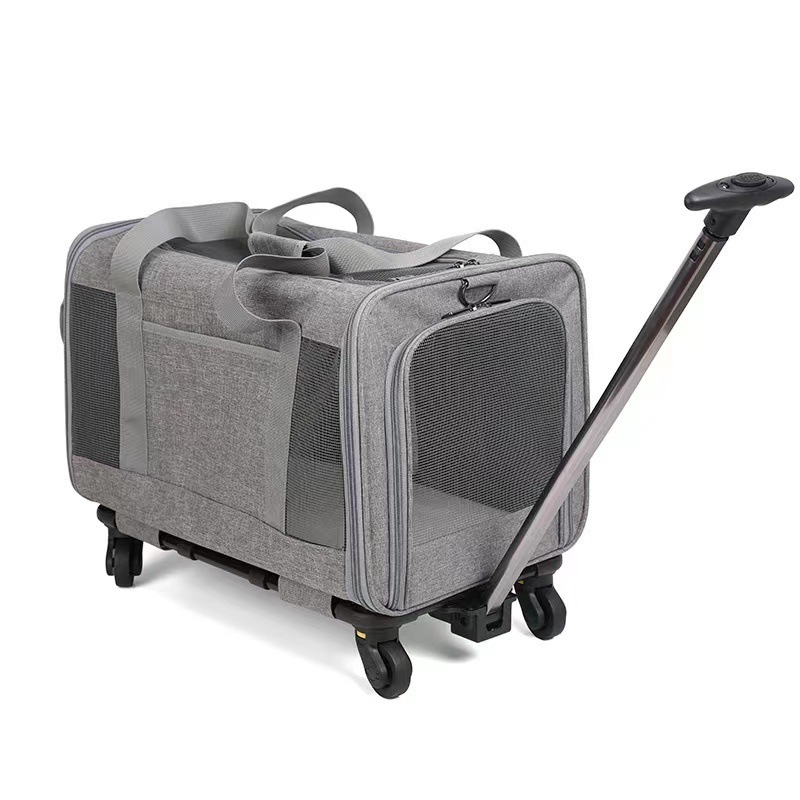 Detachable Travel Carry Breathable Luggage Bag Trolley Pet Carrier Southwest Approved Pet Carrier Pet Stroller