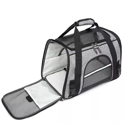 airline approved soft-sided portable pet backpack folding bag pet bag travel carrier cat carrying bag