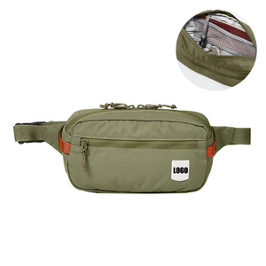 Wholesale Nylon Waist Bag Waterproof Fanny Pack Hip Bum Bag Unisex Casual Style Slim Bag