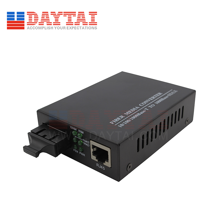 Gigabit Ethernet 10/100/1000m Fiber Optical Media Converter