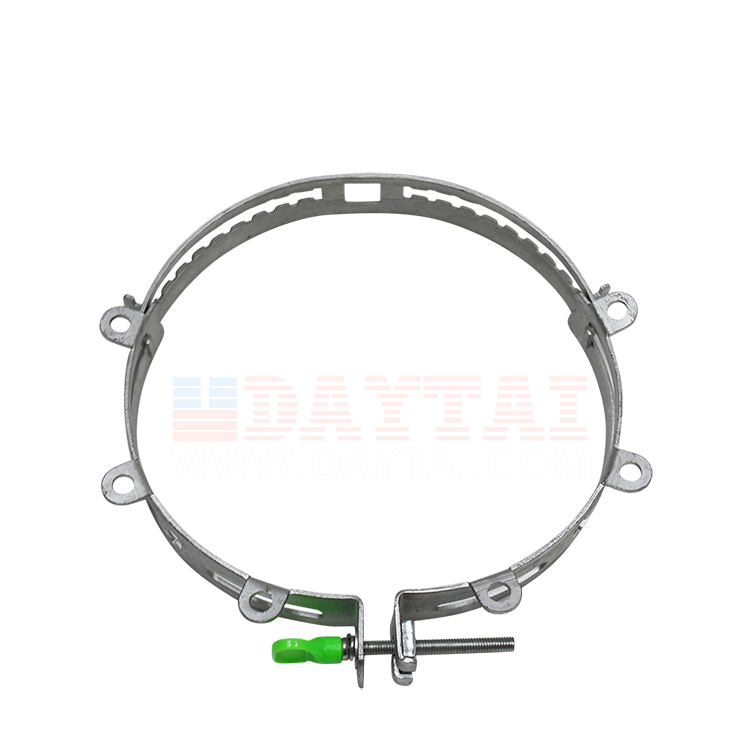 Fiber Optic Cable Line Fitting Adjustable Pole Clamp