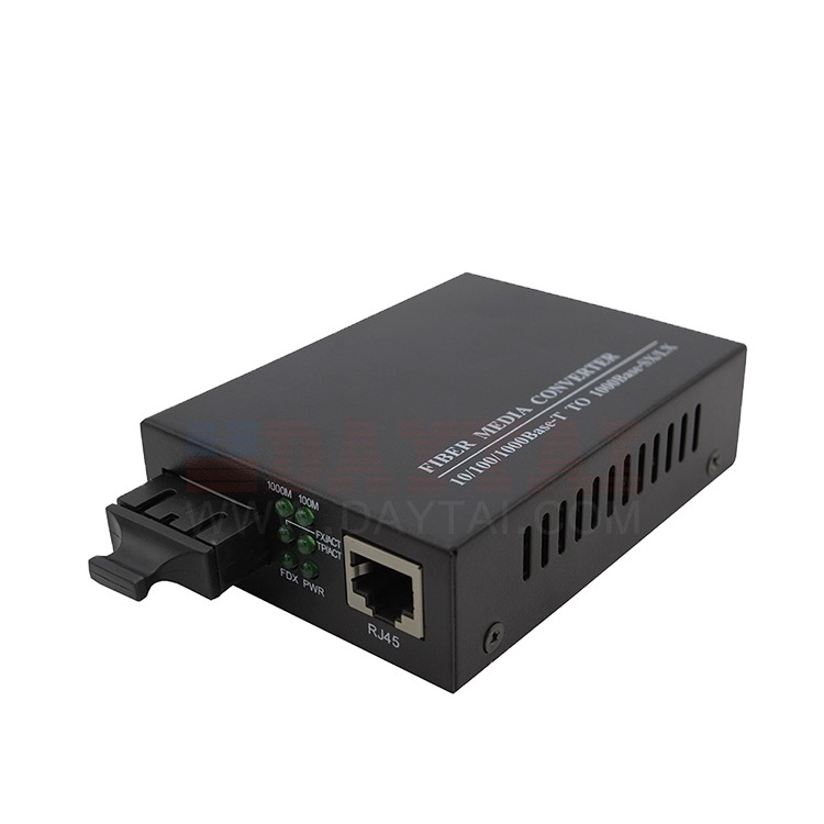 Gigabit Ethernet 10/100/1000m Fiber Optical Media Converter