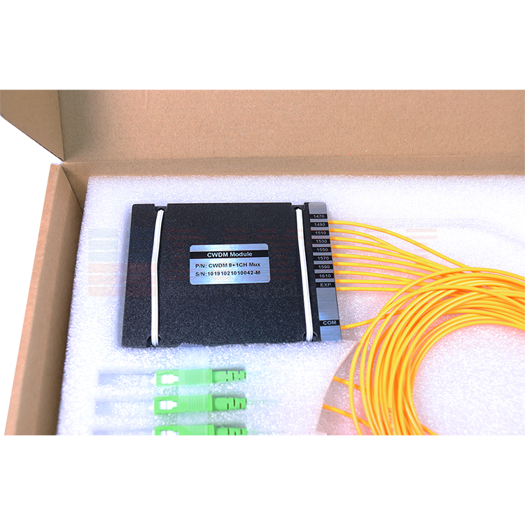 Splitter Device 4 8 16 18 channel WDM CWDM DWDM Mux Demux Module With ABS Package CWDM