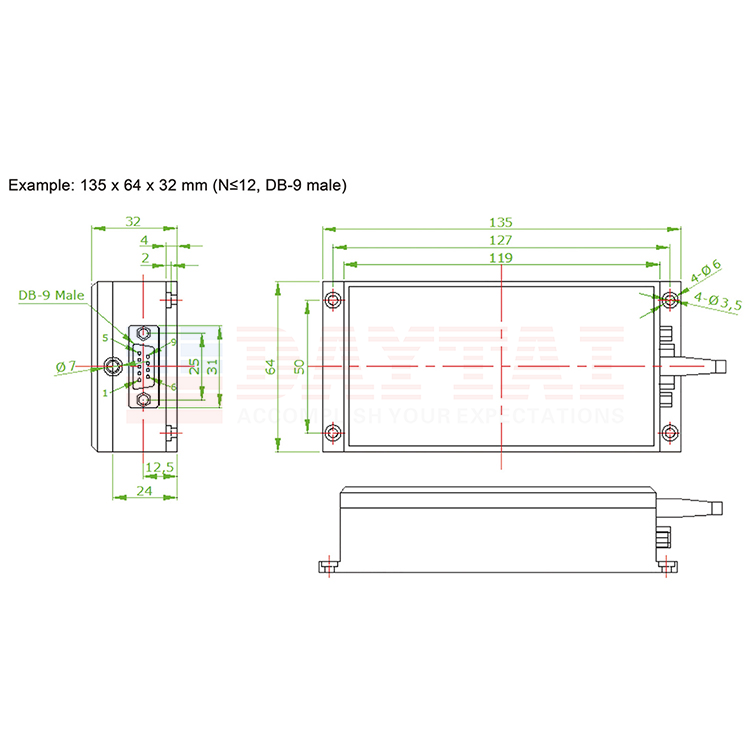 High Performance 128 Channel Fiber Optic 1xN Passive Optical Switch