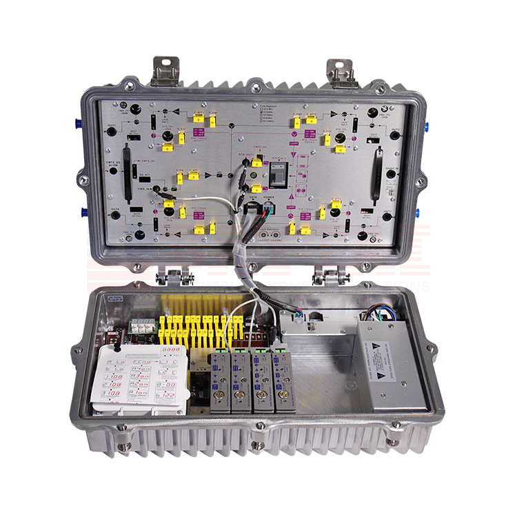 HFC Optical Workstation 4 Output Optical Node with Receiver Transmitter Modules