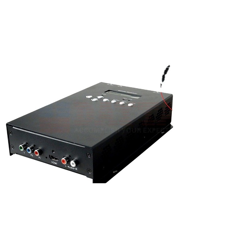 DVB-T/DVB-C/ATSC RF out STB Receiver HD Video to Digital RF encoder modulator with USB in home entertainment