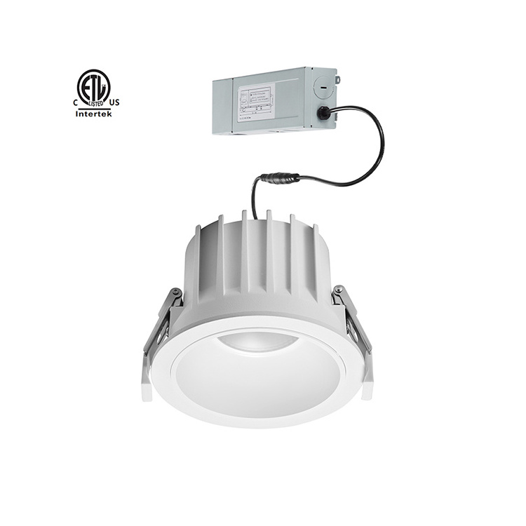 Venus IP54 series 12W 15W 20W 30W 40W 50W 55W Recessed LED Down light 4 inch 5 inch 6 inch 7 inch  8 inch ETL COB LED Downlight