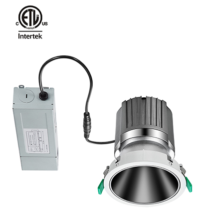 Anti Glare LED IP44 Lighting 20w Trimless Recessed Down Light for Hotel Downlights