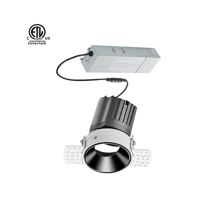 Less Series LED Down Light 100v-120v Round Recessed Spot Lighting White Black Down lights LED Ceiling Downlight For Home Hotel