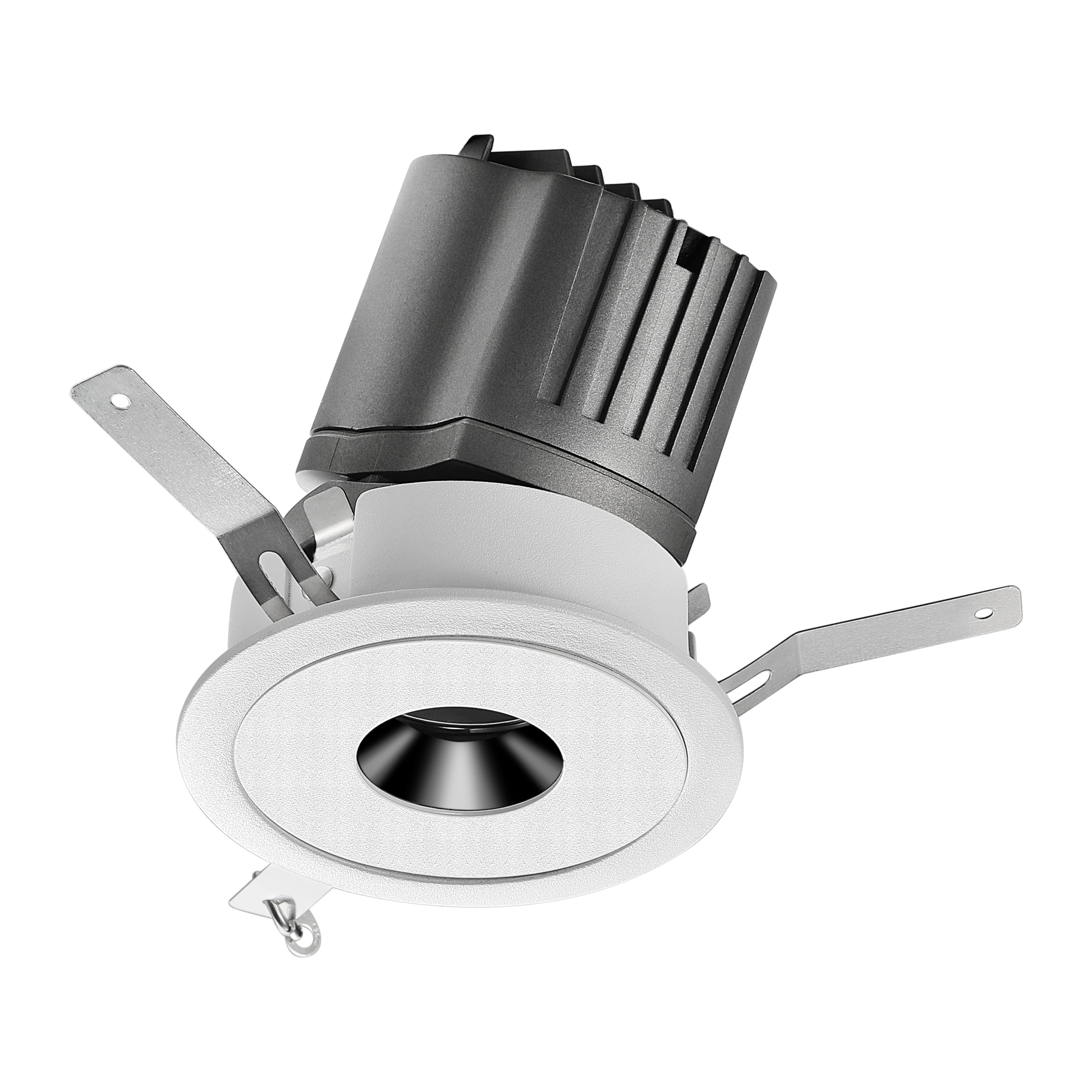 Warm White CCT2700-4000K ETL LED Recessed Light 4 Inch Downlight Dimmable CRI97 White Pinhole Trim AC120V Lightings