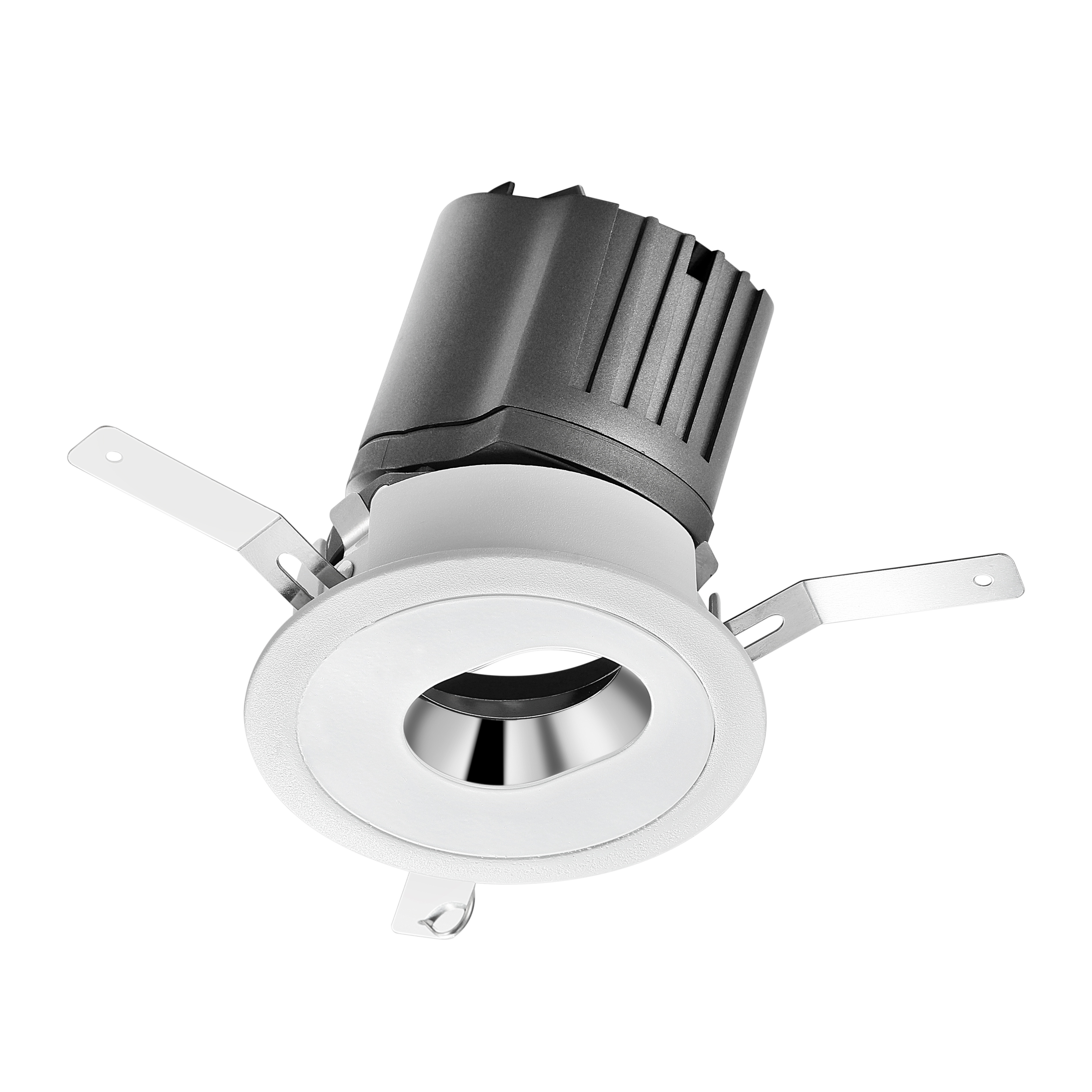 Warm White CCT2700-4000K ETL LED Recessed Light 4 Inch Downlight Dimmable CRI97 White Pinhole Trim AC120V Lightings