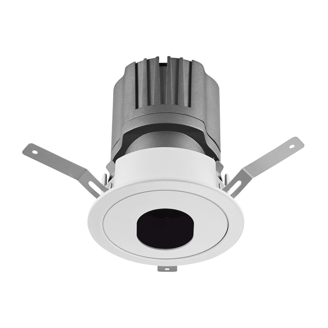 High Lumen COB Recessed Ceiling Downlight Round 12W Trimless Led Down Lights