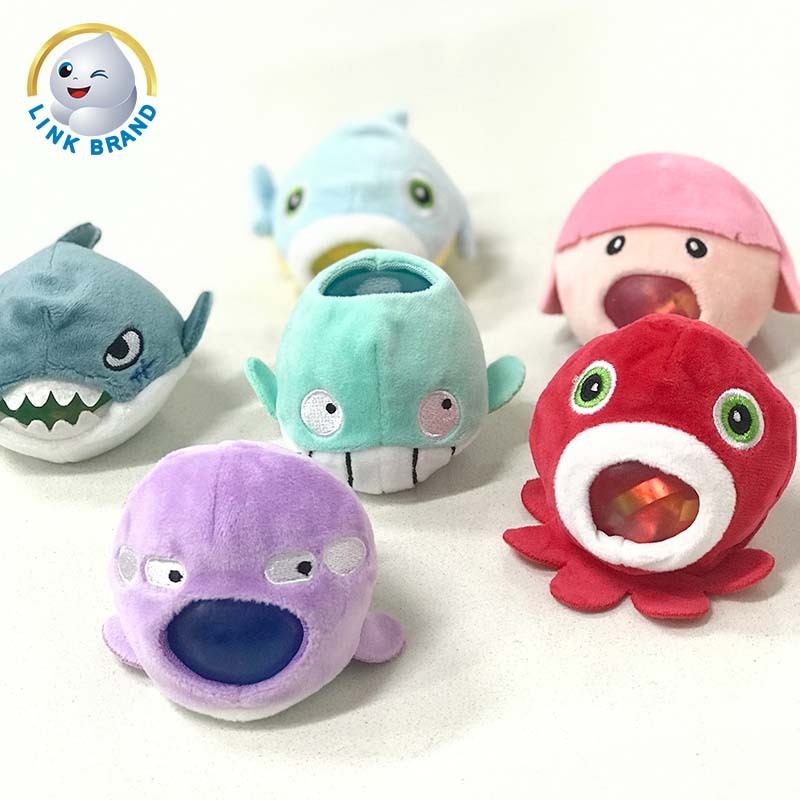 Ocean Animal Stress Balls Toy Colorful Gel Water Beads Balls Inside Promote Anxiety and Stress Relief Promote Calm