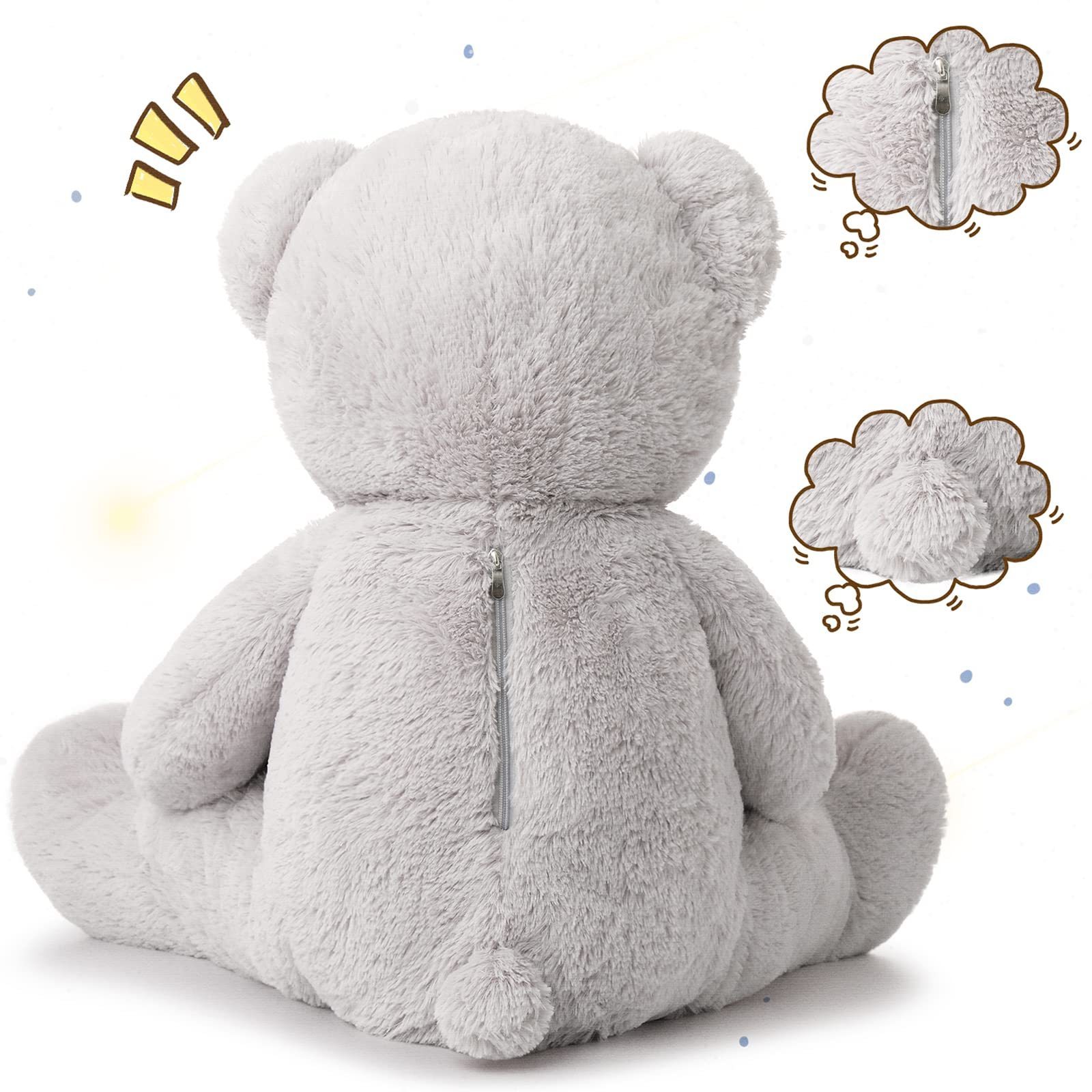 Giant Teddy Bear Plush Toy Soft Stuffed Animal Doll High Quality Kawaii Pillow Home Decor toys for children