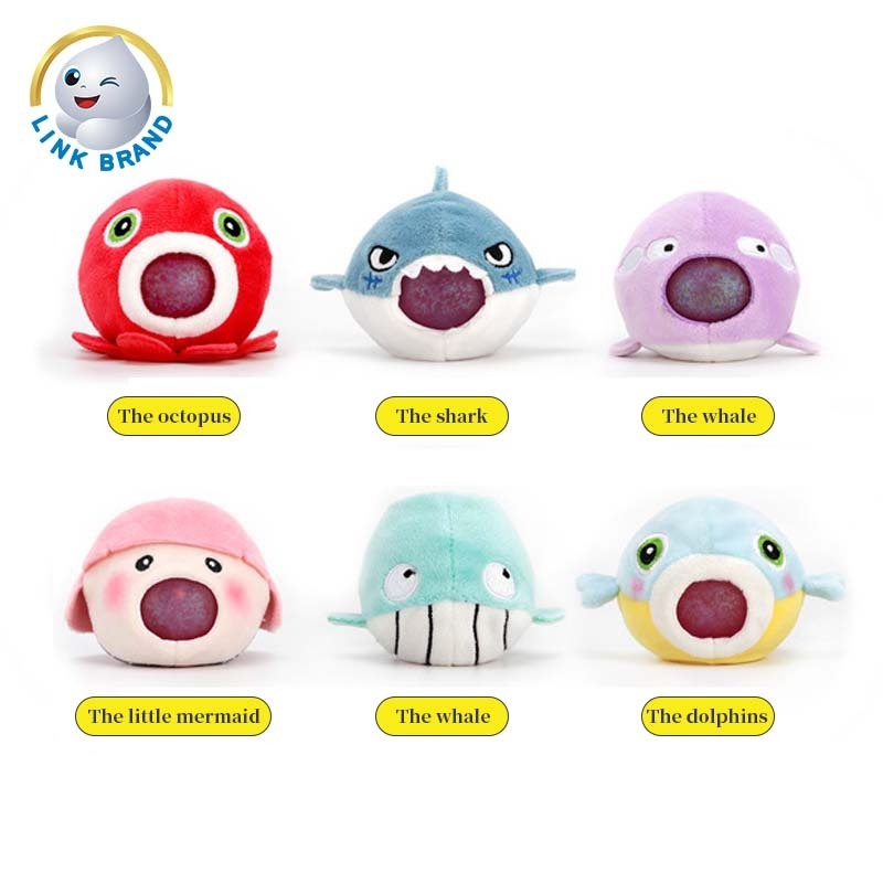 Ocean Animal Stress Balls Toy Colorful Gel Water Beads Balls Inside Promote Anxiety and Stress Relief Promote Calm