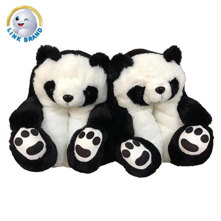 Teddy Bear Slippers 2022 Us Warehouse Fuzzy Teddy Wholesale Plush Adult Slipper House Teddy Bear Slippers For Women Girls