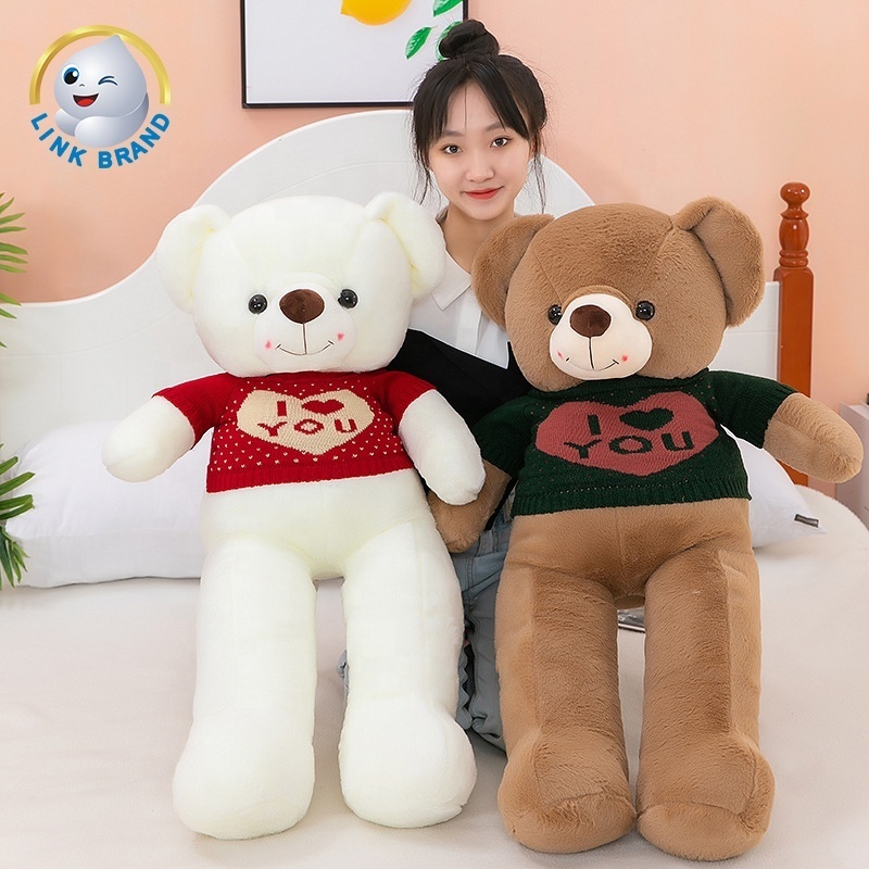 Fluffy Teddy Bear Red Panda Bears Delivery Dog Bed Stuffed In 1 Piece Human Size For Girls Big