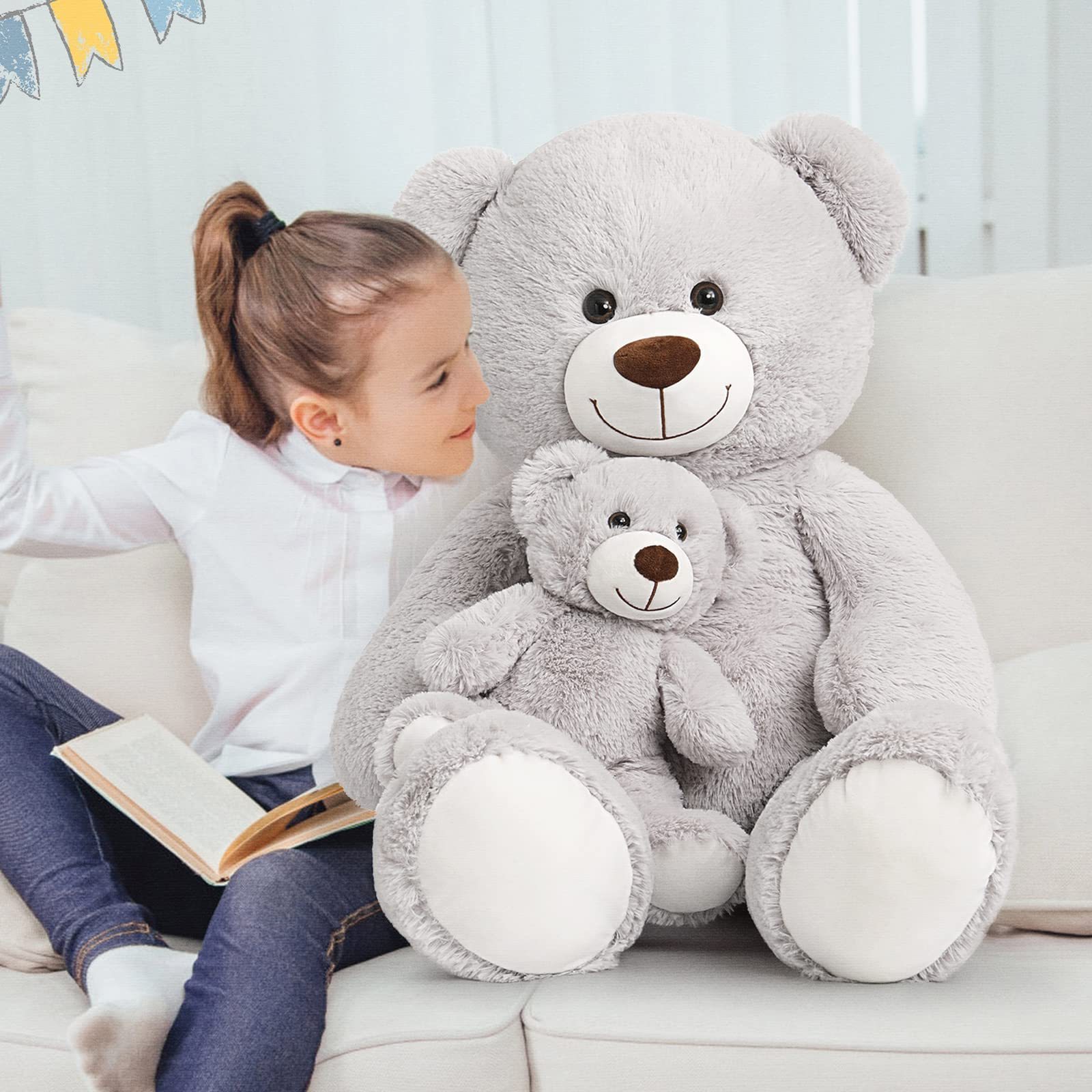 Giant Teddy Bear Plush Toy Soft Stuffed Animal Doll High Quality Kawaii Pillow Home Decor toys for children