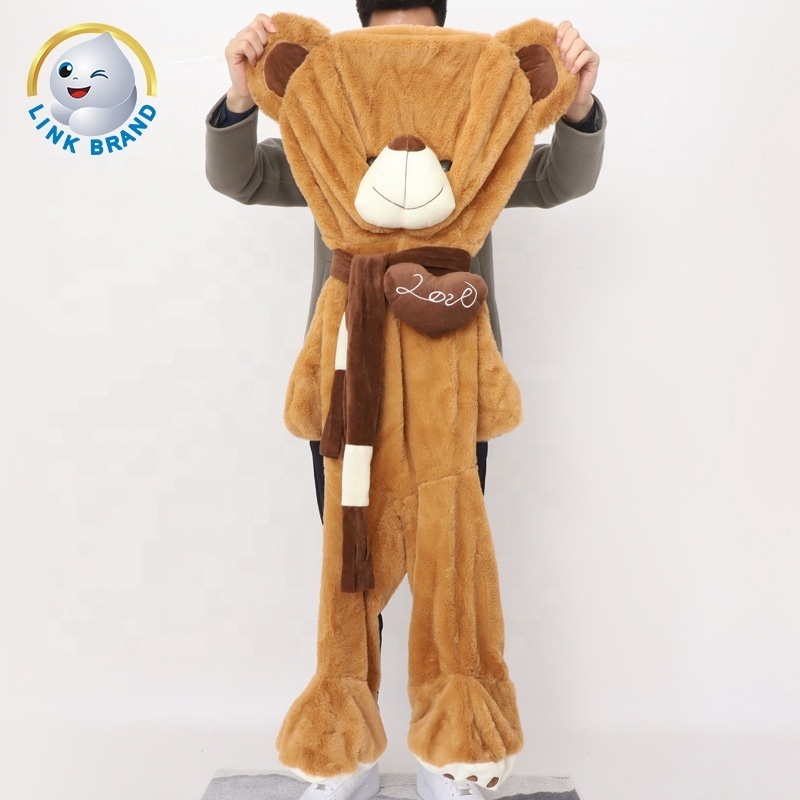 2022 Factory Wholesale Large Unstuffed Teddy Bears Skins Plush Toys Animal Unstuffed Teddy Bear Skin