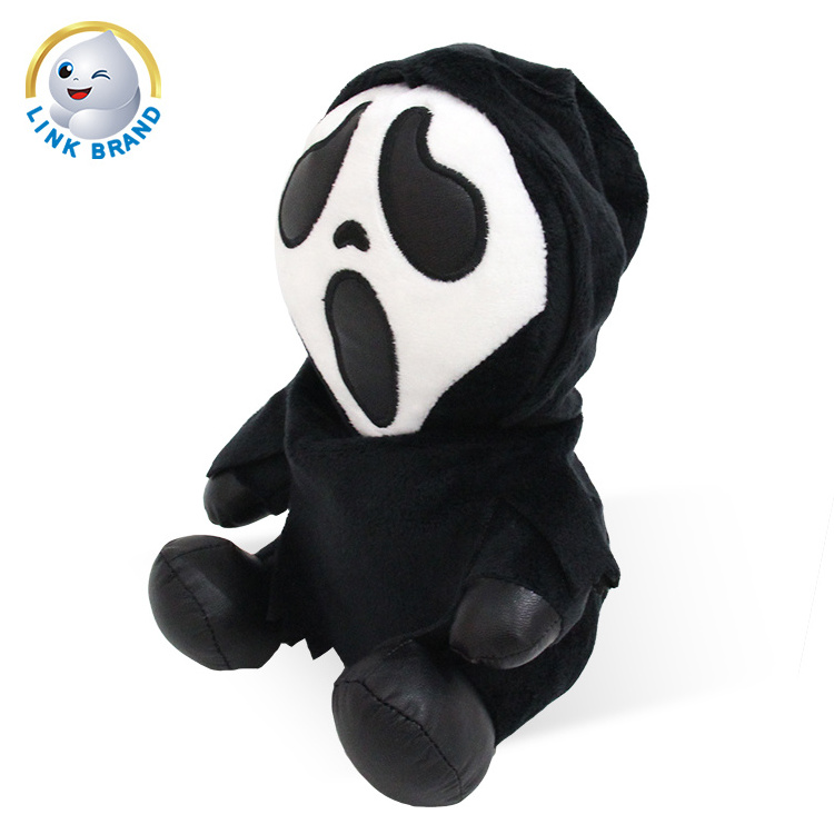 New Design Bedtime Toys Amazing Faceless Cartoon Skeleton Plush Toy Ghost Face Plush For Surprise Gift