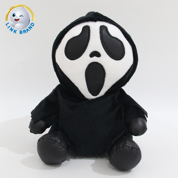 New Design Bedtime Toys Amazing Faceless Cartoon Skeleton Plush Toy Ghost Face Plush For Surprise Gift