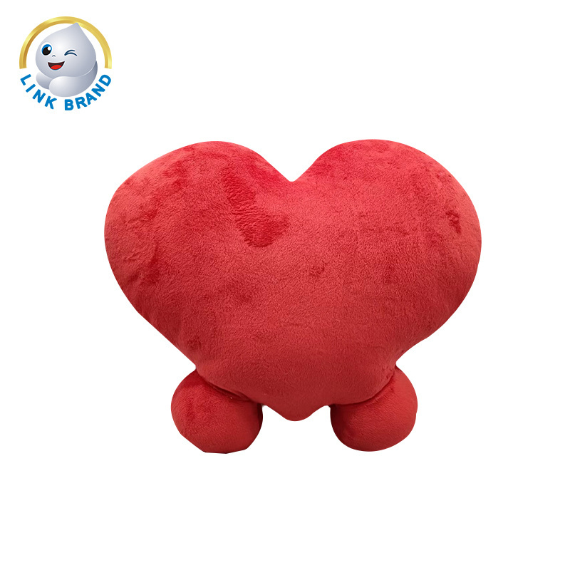 Bad Bunny Plush Bag Red Heart Bad Bunny Backpack Plushie Pillow Bad Bunny Stuffed Plush Toy Un Verano Sin Ti Plushie